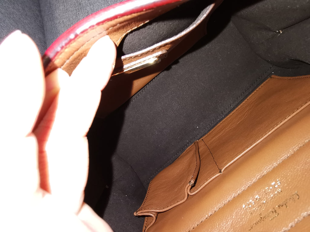 Salvatore Ferragamo Colorblock Gancini Top-Handle Crossbody Bag