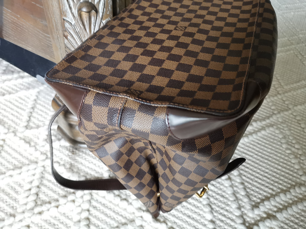 Louis Vuitton Damier Ebene Hampstead MM Tote Bag
