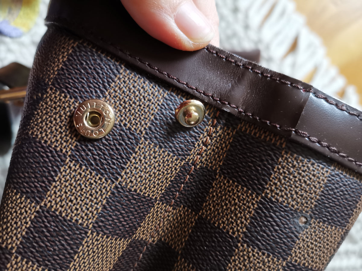 Louis Vuitton Damier Ebene Hampstead MM Tote Bag