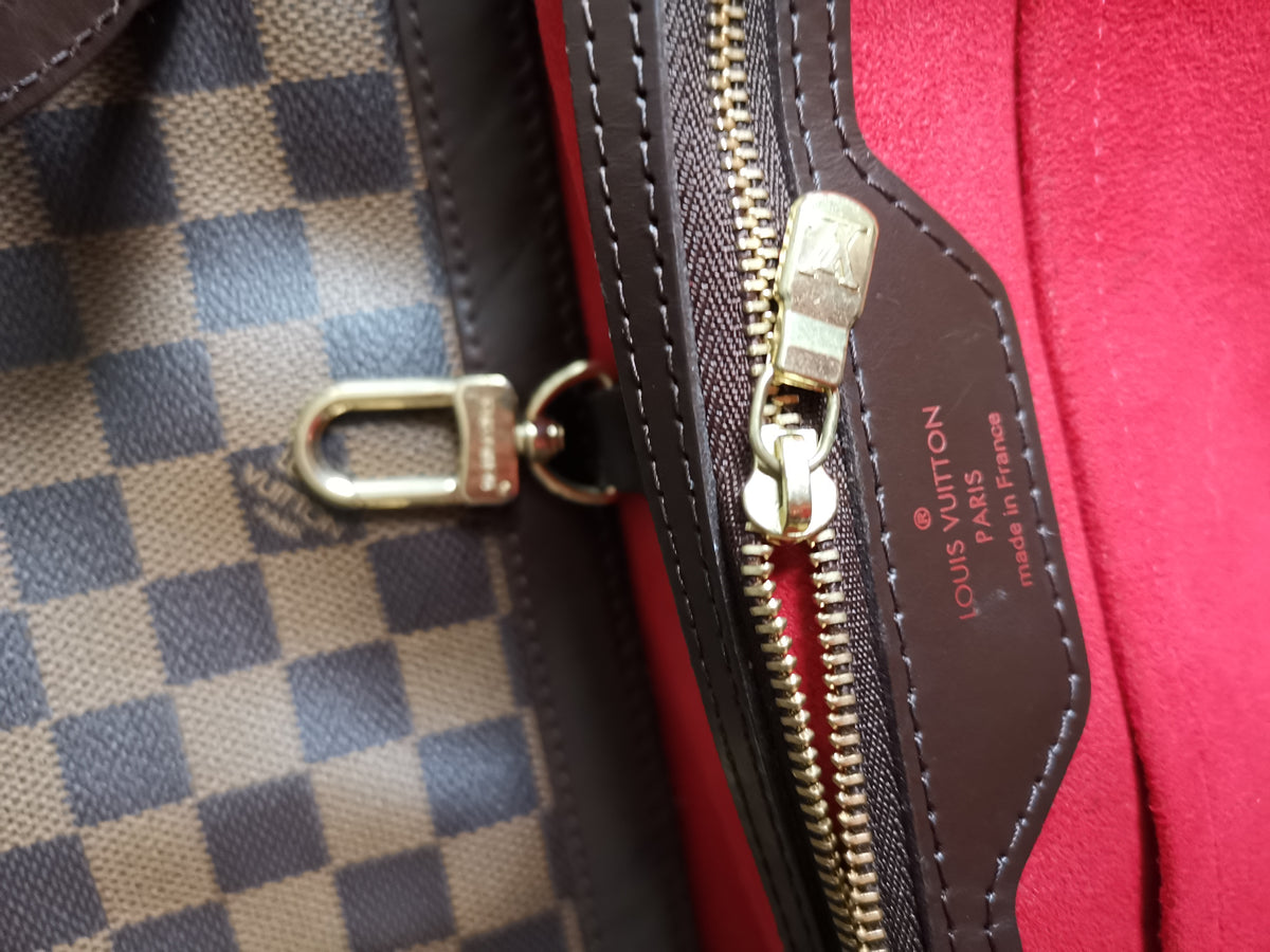 Louis Vuitton Damier Ebene Hampstead MM Tote Bag