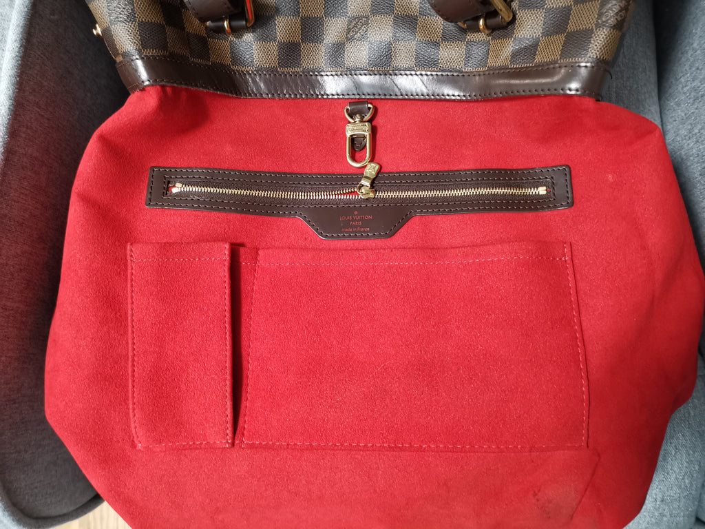Louis Vuitton Damier Ebene Hampstead MM Tote Bag