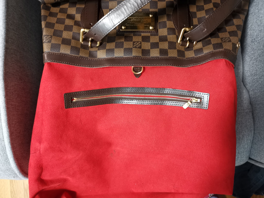 Louis Vuitton Damier Ebene Hampstead MM Tote Bag