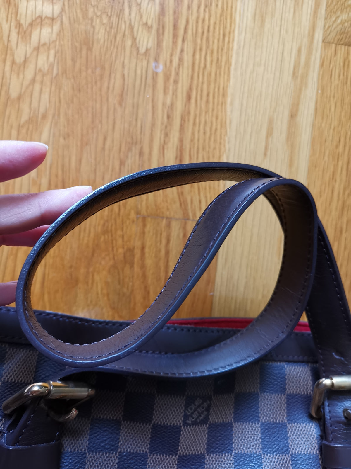 Louis Vuitton Damier Ebene Hampstead MM Tote Bag