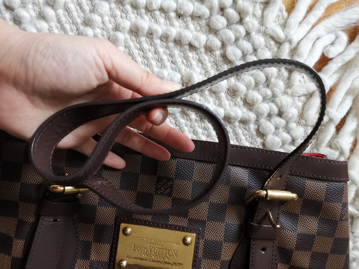 Louis Vuitton Damier Ebene Hampstead MM Tote Bag