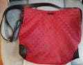Gucci Red GG Canvas Hobo Shoulder Bag