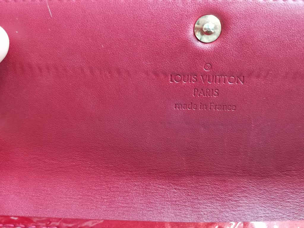 Louis Vuitton Monogram Vernis Red Continental Wallet