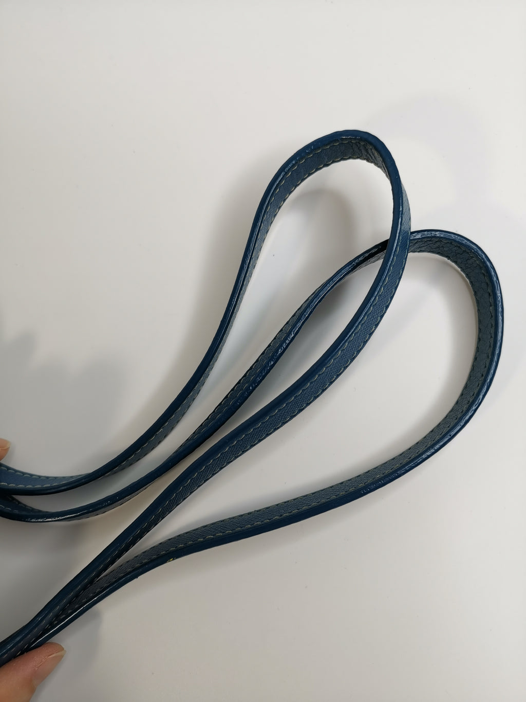 Prada Blue Saffiano Lux Leather Tote Bag