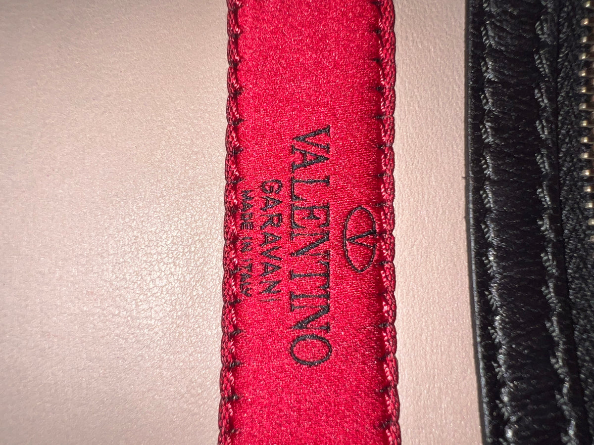 Valentino Garavani Rockstud Flat Pouch / Wristlet Clutch