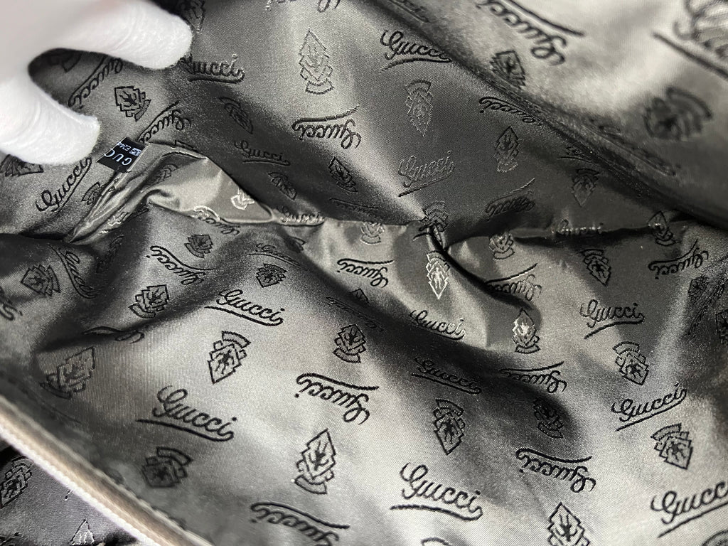 Vintage Gucci Burgundy Leather Hobo Tote Bag